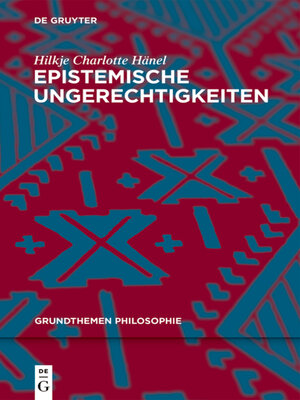 cover image of Epistemische Ungerechtigkeiten